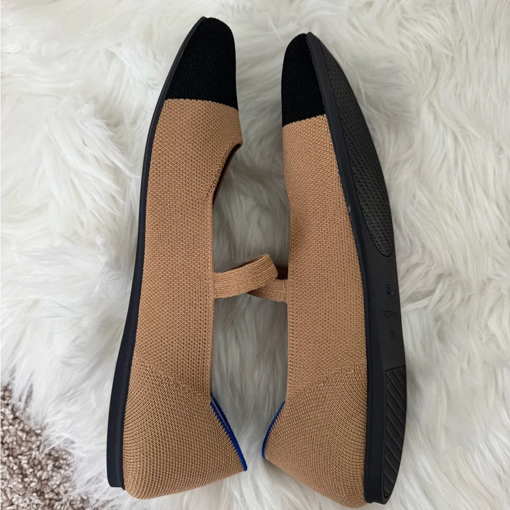 Rothy’s Square Mary Jane in Almond Captoe - Picture 4 of 5